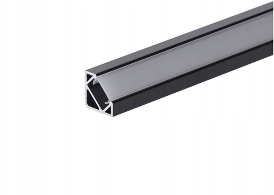 Picture of Prescot C-BL2ML profil LED Corner z oson mleczn MLF 2m czarny