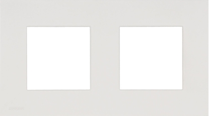 Attēls no Procab Ramka instalacyjna PROCAB CF45D/W, biaa