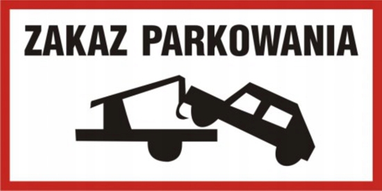 Picture of PROCERA Znak TDC, Zakaz parkowania