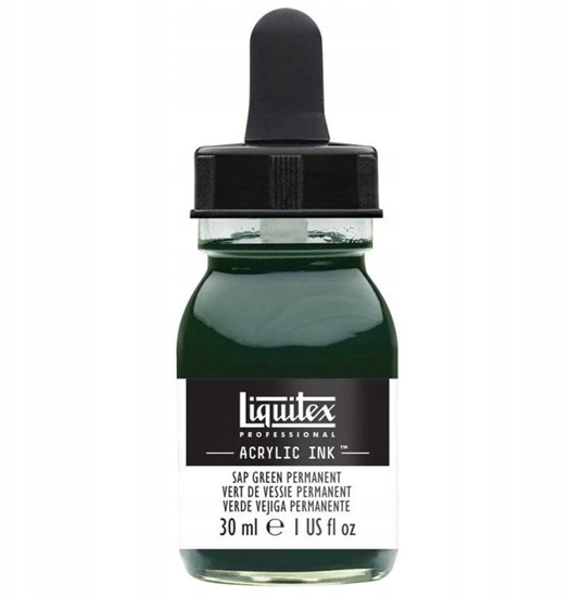 Picture of Prof Acrylic Ink 30Ml Sap Green Perm 315