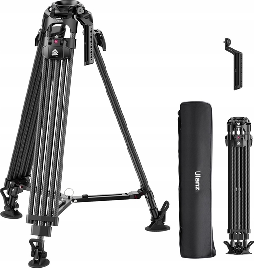 Picture of Profesjonalny STATYW do Filmowania VIDEO 25kg 149.5cm BOWL 75mm / Ulanzi / T047