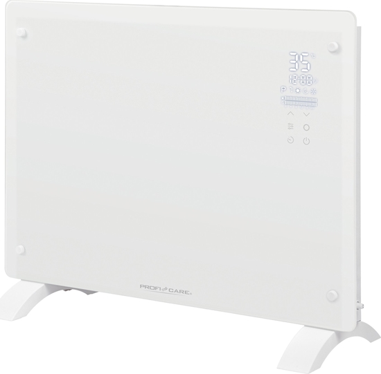 Picture of Proficare PC-GKH 3118 white Glass Konvector Heater