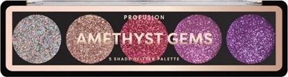 Attēls no ProFusion Profusion Amethyst Gems Eyeshadow Palette paleta 5 cieni do powiek