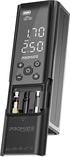 Picture of Promate PowerPump Portable Electric Air Compressor 7500mAh / 150PSI