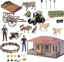 Attēls no ProNice DUY ZESTAW FARMA ROLNIKA DOMEK GOSPODYNI TRAKTOR ZWIERZTA NARZDZIA akc