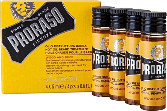 Изображение Proraso PRORASO Wood & Spice Hot Oil Beard Treatment Olejek do zarostu 68ml