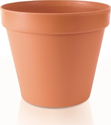 Attēls no Prosperplast Doniczka poduna, donica, skrzynka balkonowa Glinka DGA11-R624, Kolor Terakota, Prosperplast, Wymiary 11x11x9 cm