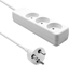 Изображение ProXtend Danish Power Strip 3-way 3 gniazda 6 m biaa (K3-K06W)