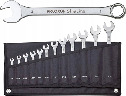 Attēls no Proxxon Zestaw kluczy pasko-oczkowych calowych PROXXON [12 czci]