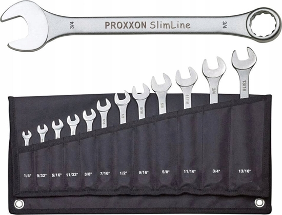 Picture of Proxxon Zestaw kluczy pasko-oczkowych calowych PROXXON [12 czci]