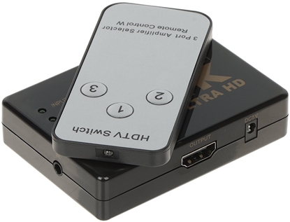 Picture of Przecznik HDMI-SW-3/1-IR-4K