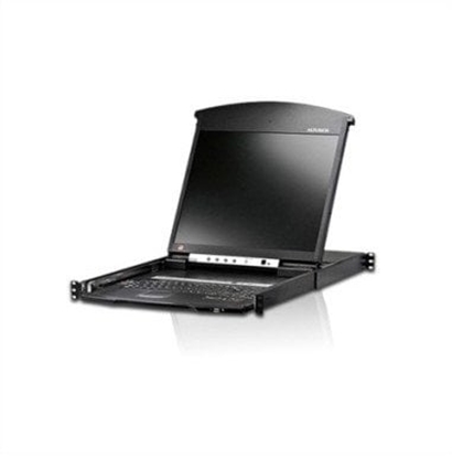 Picture of Przecznik KVM Over-IP ATEN KL1516AiN, 48 cm TFT, VGA, PS/2-USB przez Cat 5, 16 portów, ukad US