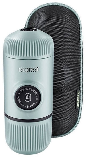 Изображение Przenony ekspres do kawy WACACO Nanopresso Arctic Blue + Etui