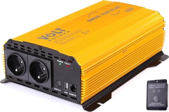 Picture of Przetwornica Volt PRZETWORNICA VOLT POLSKA SINUS PLUS 1500 12V / 230V 1000/1500W