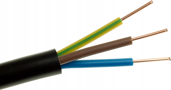 Picture of Przewód lsk Kabel ziemny elektroenergetyczny YKY 3X4mm2 0,6/1kV bben NKT 112271067D0500