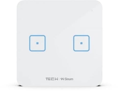 Picture of Przewodowy wcznik dwupolowy biay WS-02M Tech Sterowniki