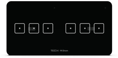Picture of Przewodowy wcznik szeciopolowy biay WSS-33M Tech Sterowniki
