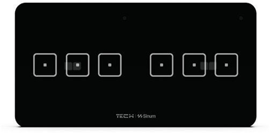 Picture of Przewodowy wcznik szeciopolowy biay WSS-33M Tech Sterowniki