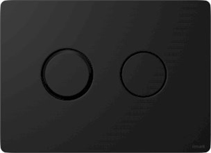 Attēls no Przycisk spukujcy Cersanit Accento do WC czarny mat (K97-425)