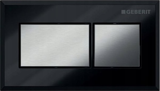 Picture of Przycisk spukujcy Geberit PNEUMATYCZNY PRZYCISK URUCHAMIAJCY WC GEBERIT, KSZTAT GEONETRYCZNY, PODTYNKOWY, DWUDZIELNY, SIGMA 12CM, CZARNY // DLP.G.116.051.KV.1