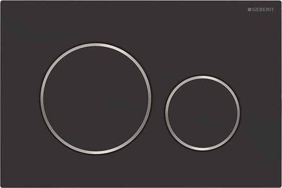 Picture of Przycisk spukujcy Geberit PRZYCISK GEBERIT SIGMA20 - CZARNY MAT. // DLP.G.115.882.14.1