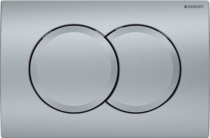 Изображение Przycisk spukujcy Geberit Przycisk uruchamiajcy Geberit Delta01, przedni, chrom-mat [1/10/180]