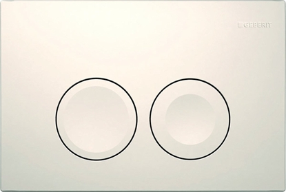 Изображение Przycisk spukujcy Geberit Przycisk uruchamiajcy Geberit Delta25, przedni, biay-alpin [1/10/180]