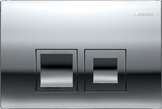 Изображение Przycisk spukujcy Geberit Przycisk uruchamiajcy Geberit Delta35, przedni, chrom byszczcy [1/10/180]