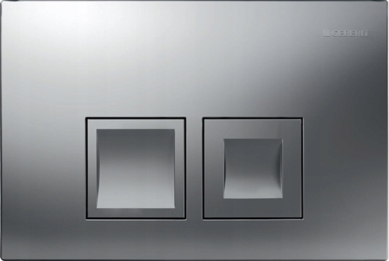 Изображение Przycisk spukujcy Geberit Przycisk uruchamiajcy Geberit Delta35, przedni, chrom-mat [1/10/180]
