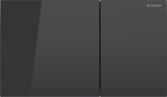 Изображение Przycisk spukujcy Geberit Przycisk uruchamiajcy Geberit Sigma70, przedni, szklo czarne