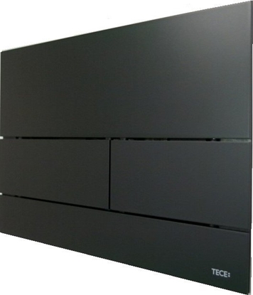 Изображение Przycisk spukujcy Tece TECEsqaure II - przycisk spukujcy z metalu do WC, czarny matowy