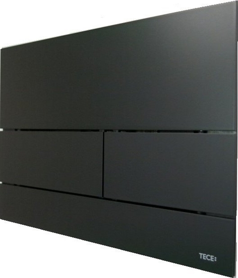 Изображение Przycisk spukujcy Tece TECEsqaure II - przycisk spukujcy z metalu do WC, czarny matowy