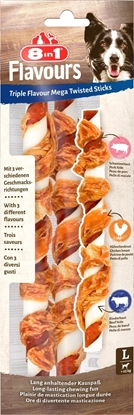 Picture of Przysmak 8in1 Triple Flavour skrcane paeczki do ucia dla psa 140 g