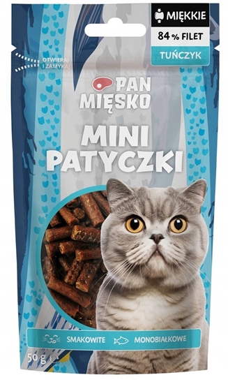 Picture of Przysmak dla kota Mini patyczki Tuczyk (dorosy) 50g
