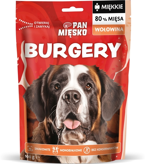 Picture of Przysmak dla psa Burgery Woowina (dorosy) 100g
