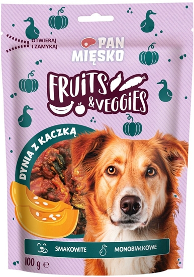 Picture of Przysmak dla psa Fruits & Veggies Dynia z kaczk (dorosy) 100g