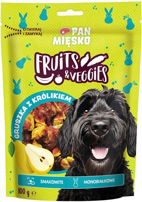 Picture of Przysmak dla psa Fruits & Veggies Gruszka z królikiem (dorosy) 100g