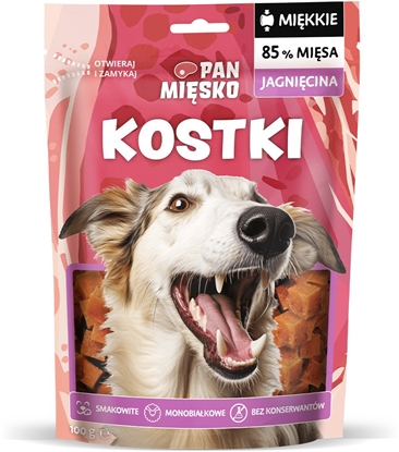Picture of Przysmak dla psa Kostki Jagnicina (dorosy) 100g