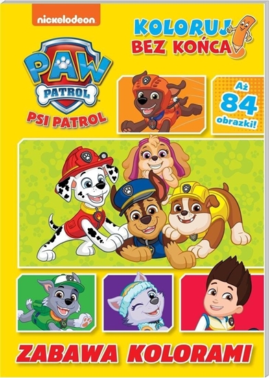 Picture of Psi Patrol. Koloruj bez koca cz.3 Zabawa koloram