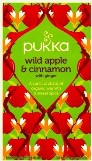 Picture of Pukka Herbata Wild Apple & Cinnamon, Ginger 20 saszetek