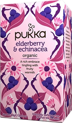 Attēls no Pukka Herbs Pukka Herbata Elderberry Echinacea - 20 saszetek