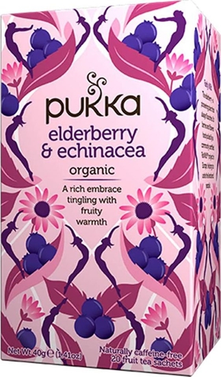 Picture of Pukka Herbs Pukka Herbata Elderberry Echinacea - 20 saszetek