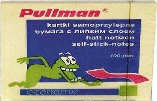 Picture of PULLMAN Karteczki samoprzylepne 75x100 PULLMAN P0022 óty 100 kart