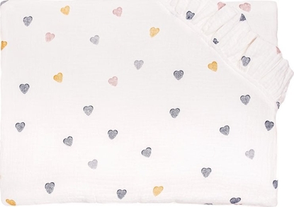 Picture of PULP BAMBOO Poduszka Mulinowa 35x45 cm Serduszka Kolorowe