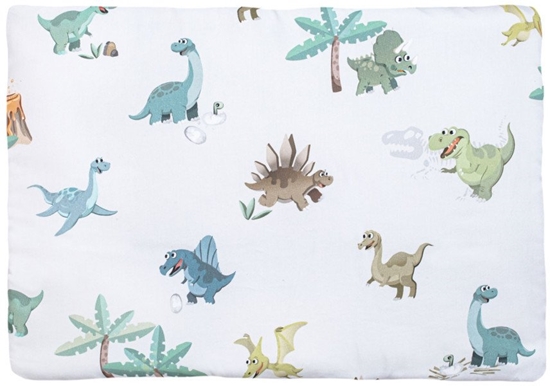 Picture of PULP-PODUSZKA BAWENIANA 40X60CM          DINOZAURY KOLOROWE