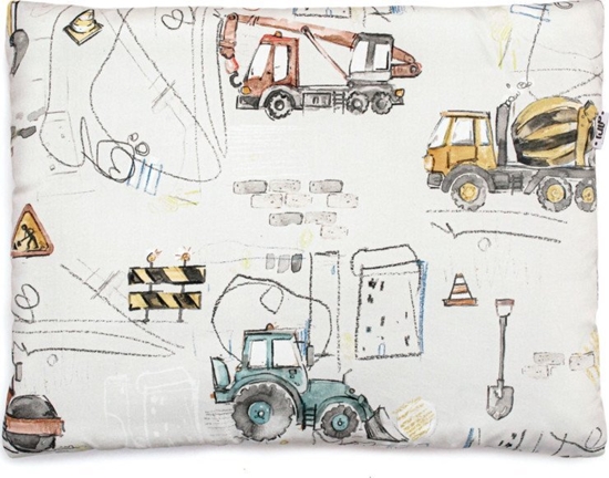 Picture of PULP-PODUSZKA BAWENIANA PASKA 58X40CM   PLAC BUDOWY