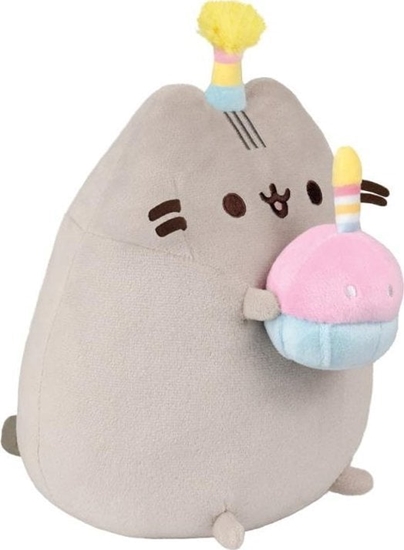 Picture of Pusheen Pusheen - Pluszowa maskotka w czapeczce urodzinowej i tortem 24 cm