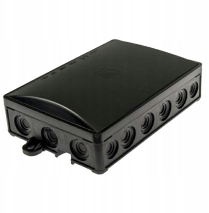 Attēls no Puszka instalacyjna Pawbol A.0065C hermetyczna, natynkowa 90x130 klik, IP54 czarna