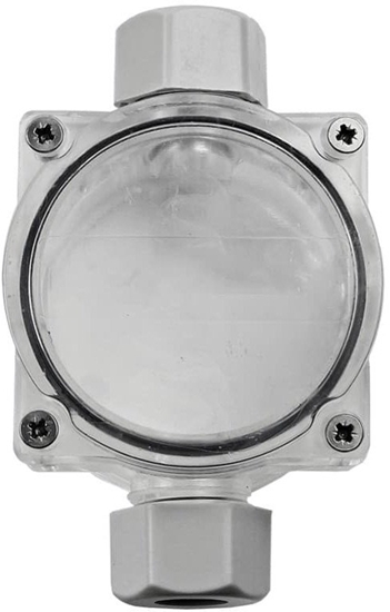 Picture of Puszka natynkowa hermetyczna Plastrol PG11 T-08230 2-dawicowa 4-9MM2 IP68 60X100X48 transparentna szary