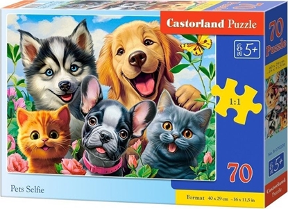 Picture of Puzzle 70 Pets Selfie CASTOR